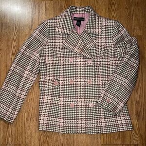 Pink and Brown Blazer